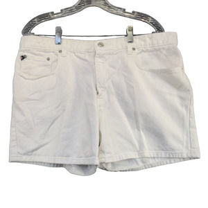 Polo Jeans Company Ralph Lauren Women's Shorts White Actual 36x4.5